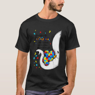 Camiseta Ela Amou Um Pequeno Elefante Bebê Menino Consciênc