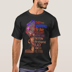 Camiseta Ela Assaltou De Volta Eu Sou A Tempestade Afro-Ame