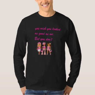 Camiseta Ela Deseja Que Você Seja Tão Bonito Quanto Eu Mas