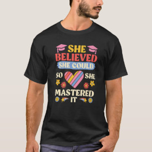 Camiseta Ela dominou Mestrado grau