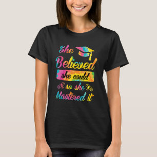 Camiseta Ela dominou Mestrado grau 1
