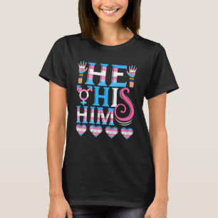 Camiseta Ela É A Gay De Bandeira Do Orgulho Transsexual LGB
