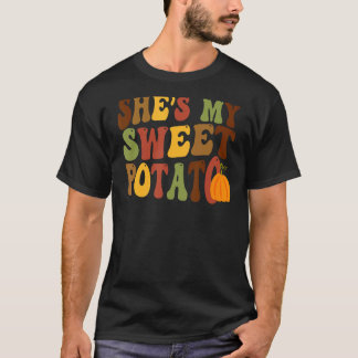 Camiseta Ela é a minha batata doce, eu costumo fazer Casais