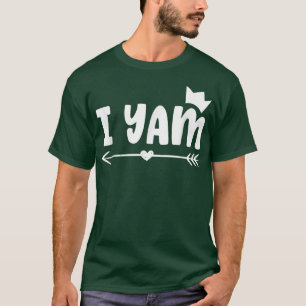 Camiseta Ela é a minha batata doce Eu sou Casais de Ação de