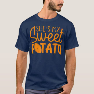 Camiseta Ela é a minha doce Casal de batata I Yam Thankspou