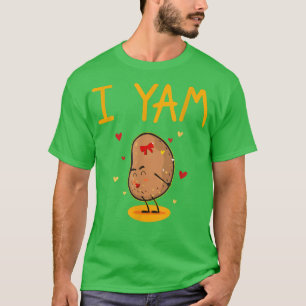 Camiseta Ela é a minha doce Casal de batata I Yam Thankspou