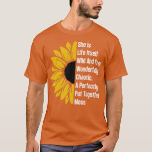 Camiseta Ela É A Vida Seu Girassol Selvagem E Livre 16