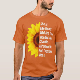 Camiseta Ela É A Vida, Seu Girassol Selvagem E Livre 6