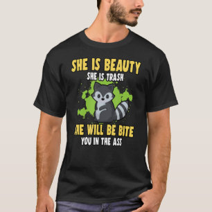Camiseta Ela é Bela. Ela é uma Bela Bela Bicicleta Engraçad