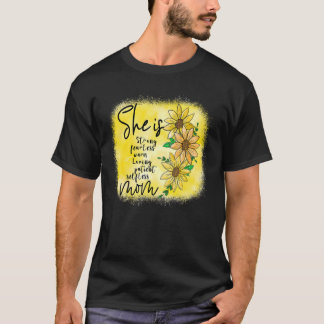 Camiseta Ela É Forte Paciente Adorável E Incrível