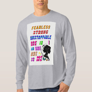 Camiseta Ela É Incessível E Forte