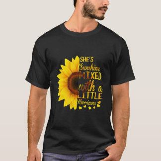 Camiseta Ela É Luz Solar Misturada Com Um Pouco De Furacão