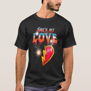 Camiseta Ela É Meu Amor Ele É Meu Casal Correspondente