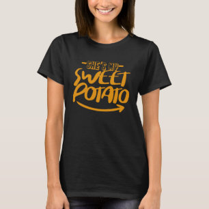 Camiseta Ela é minha batata doce, eu sou Casais de Ação de 