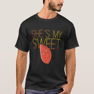 Camiseta Ela é Minha Batata Doce Eu Yam Conjunto Casais Dia