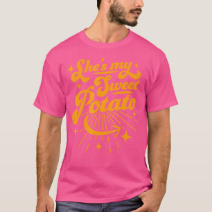 Camiseta Ela é Minha Batata Doce Sim, Eu Sou Dia de Ação de