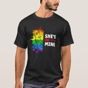 Camiseta Ela é minha, sou a Lion LGBT Lion Casais Lésbica