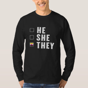 Camiseta Ela É Não-Binária, Não-Binária, Enby Genderqueer