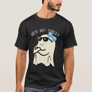 Camiseta Ela é o meu truque ele trata o Ghost Boo Matching