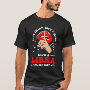 Camiseta Ela É Um Símbolo Zodíaco Libra Horoscópio