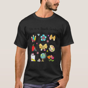 Camiseta Ela é uma aluna da 4ª série versículos da Bíblia c