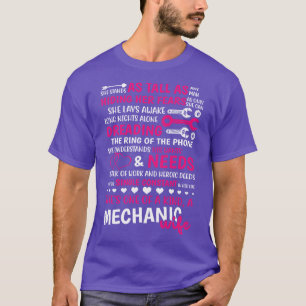 Camiseta Ela É Uma Espécie De Mecânica De Esposa Para Shir