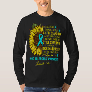 Camiseta Ela É Uma Guerreira De Alergias Comidas Ela É Eu