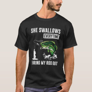 Camiseta Ela Engole Toda Vez Que Eu Trago O Meu Rod