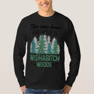 Camiseta Ela Era Nascer E Criada Em Wishabch Woods 1