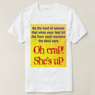 Camiseta Ela está acordada