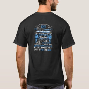 Camiseta Ela está em todos os batidos do meu coração minha 