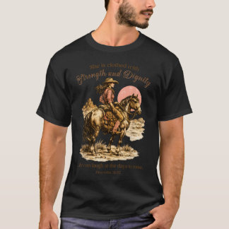 Camiseta Ela Está Revestida de Força Provérbios 3125