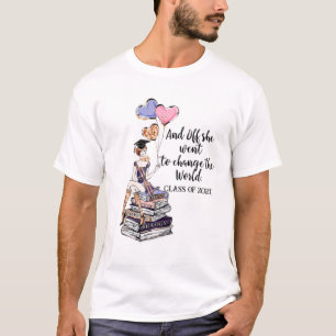 Camiseta Ela Foi Mudar O Graduação Mundial Das Mulheres Rui