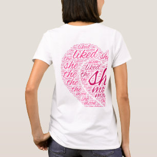 Camiseta ela gostou da lua