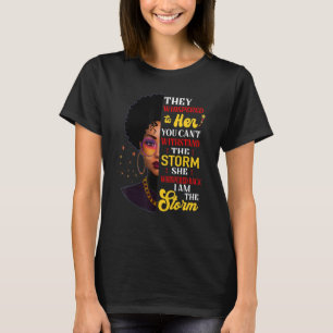 Camiseta Ela Gritou De Volta Eu Sou A Tempestade História N