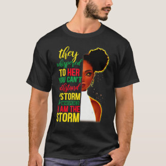 Camiseta Ela Gritou De Volta Eu Sou A Tempestade História N