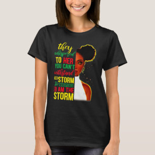 Camiseta Ela Gritou De Volta Eu Sou A Tempestade História N