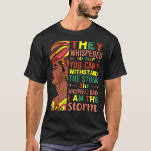 Camiseta Ela Gritou De Volta Eu Sou A Tempestade História N