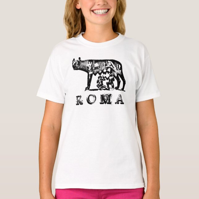 Camiseta Ela-Lobo de ROMA (Frente)