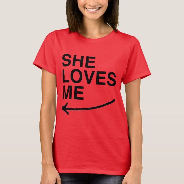 Camiseta ELA ME AMA (ESQUERDA).png (Frente)
