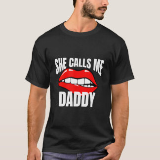 Camiseta Ela Me Chama De Papai Humor Para Um Humor