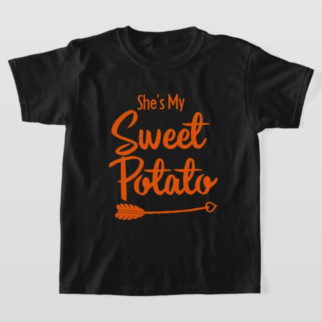 Camiseta Ela Minha Batata Doce Sim Eu Yam 2 (Postura )