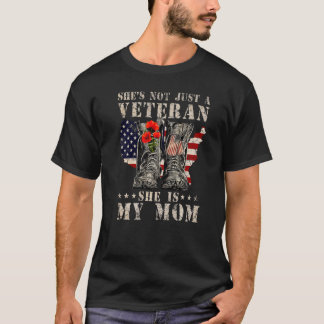 Camiseta Ela Não É Apenas Uma Veterana Ela É Minha Mãe Band