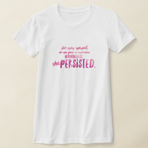Camiseta Ela Persiste Roupa Fine Jersey T-Shirt