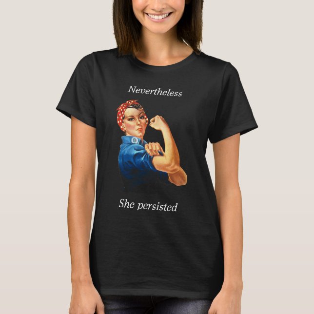 Camiseta "Ela Persiste" T-Shirt Ajustado relaxado - (Frente)