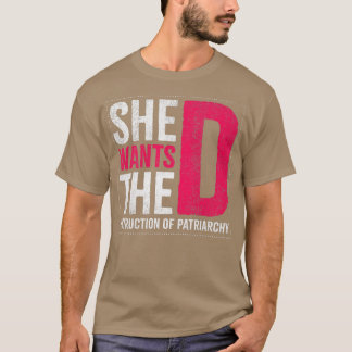 Camiseta Ela Quer A Destruição De Design Patriarcado Para