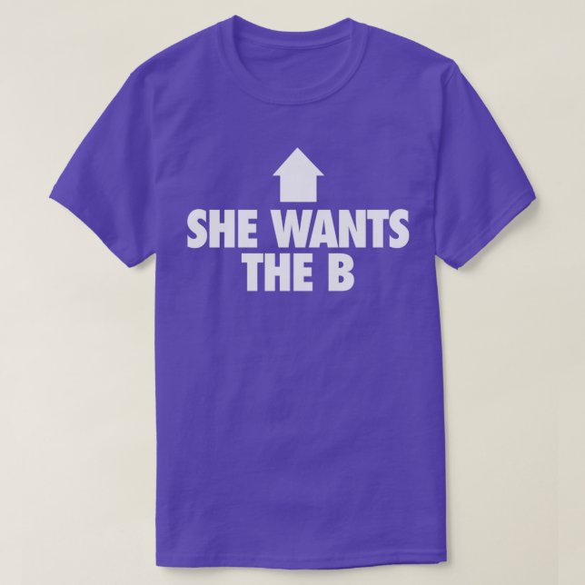 Camiseta Ela quer o B4 (Frente do Design)