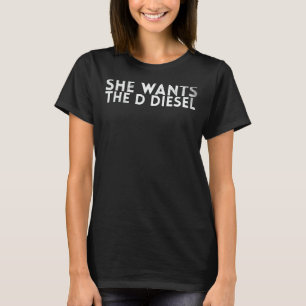 Camiseta Ela Quer O Design De Diesel D Para Mecânica