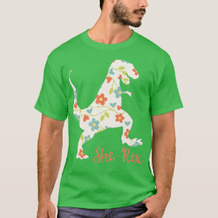 Camiseta Ela Rex Cute Engraçado Dinossauro Rex Dinossauro