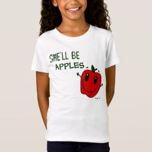 Camiseta ELA SERÁ MAÇÃ, Meninas, boneca, T-Shirt